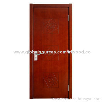 Interior Laminated Wooden Door with Timber Core and Environment-friendly Painting